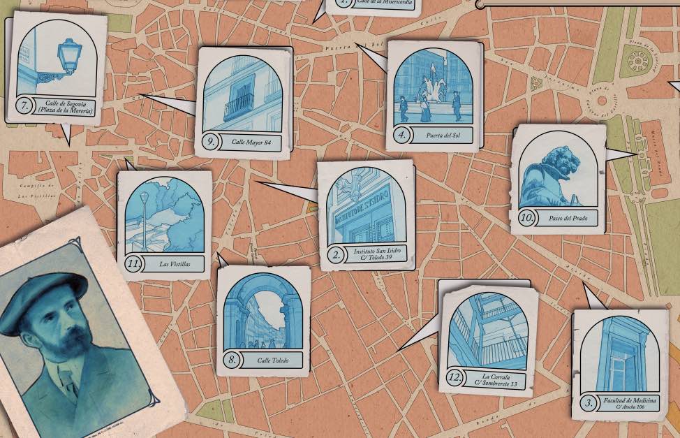 mapa ilustrado Pio Baroja