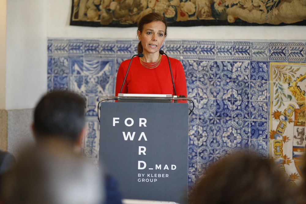 Maíllo durante su intervención en la presentación de las conclusiones del informe Traveller Persona: Perfiles del Turismo de Alto impacto