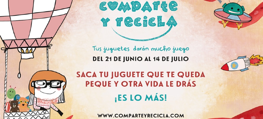 El Corte Inglés se une a la campaña “Comparte y Recicla” de la Fundación Crecer Jugando
