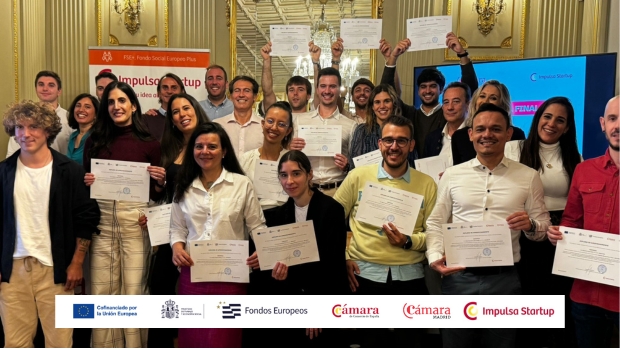 La Cámara de Comercio de Madrid ha finalizado con éxito el primer programa de incubación empresarial "Impulsa Startup – Crea y Crece",