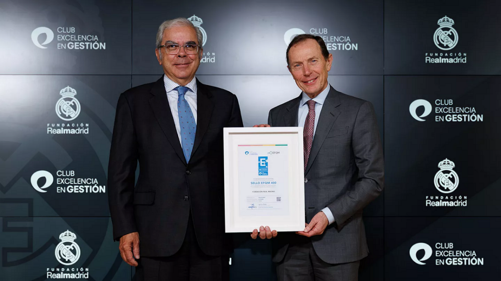 Concesión del Sello EFQM 400 a la Fundación Real Madrid
