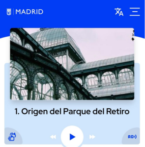 El Retiro y otros 20 parques de la ciudad estrenan audioguías y mapas interactivos para que madrileños y turistas descubran todos sus secretos