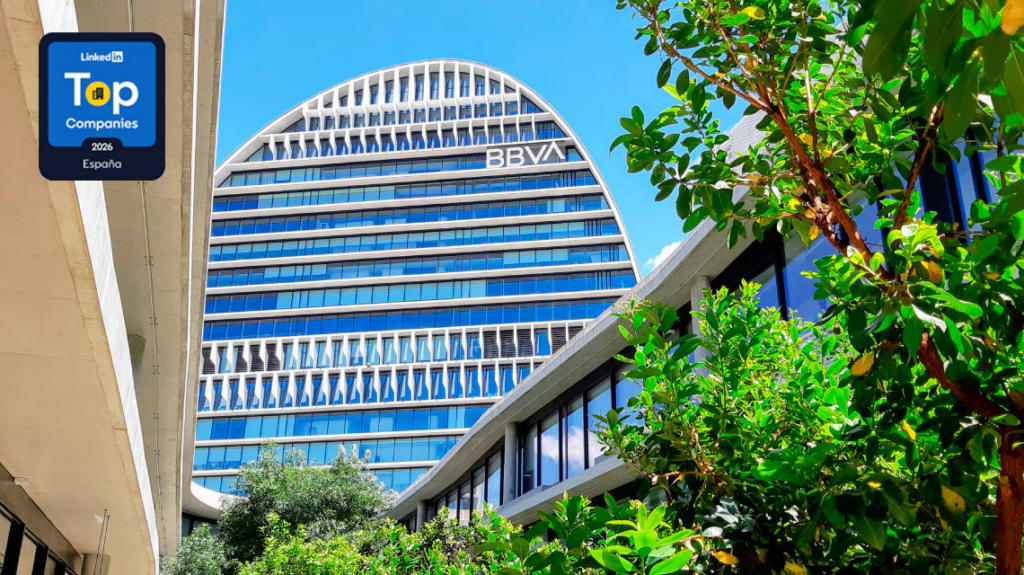 BBVA alcanza la segunda posición del Top Companies España 2026 de LinkedIn  