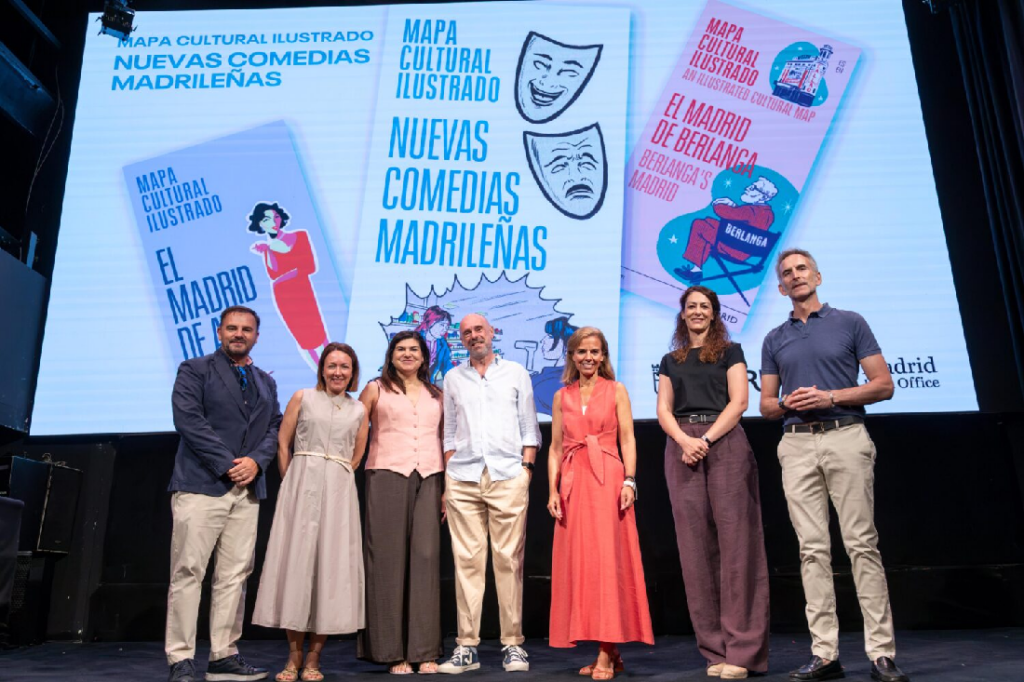 Madrid lanza un programa de rutas guiadas y el mapa cultural ilustrado ‘Nuevas comedias madrileñas’