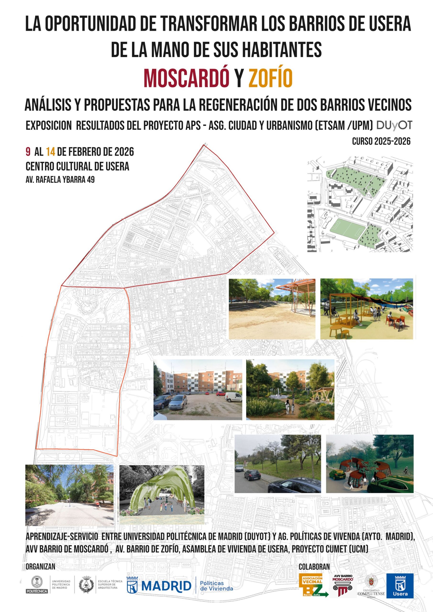 Proyecto APS: Análisis y propuestas para la regeneración urbana de Moscardó y Zofío