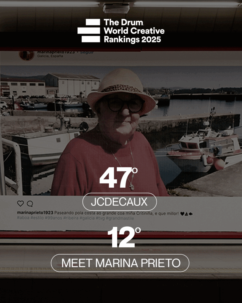 JCDecaux y Meet Marina Prieto entre los anunciantes y campañas más premiadas en los rankings de The Drum World Creative 2025