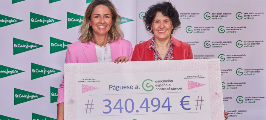 El Corte Inglés aporta 340.494 euros para investigar contra el cáncer de mama